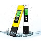 misuratore ph e cloro piscina [Misuratore PH Piscina] La calibrazione è necessaria prima di poter utilizzare il prodotto per la prima volta. Per il metodo di calibrazione, consultare il video principale o la descrizione su A+. Una volta completata la calibrazione, effettuare 2-3 misurazioni prima di determinare la lettura finale. La prima lettura continuerà a saltare per circa 1-2 minuti prima di stabilizzarsi; effettuare una seconda e una terza misurazione. Le seconde due letture diventeranno più veloci e stabili.