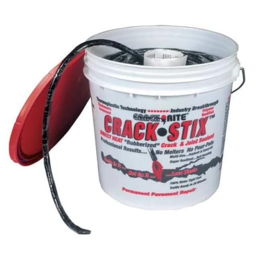 Crack StixTM 125 FT. Medium 1/2" Permanent Blacktop Crack Filler - 2050