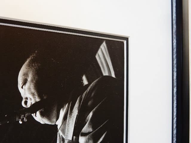 ビンテージ！★1987年 オランダ製 レスターヤング 額付 ポスター JAZZ ビンテージ！☆1987年 オランダ製 レスターヤング 額付 ポスター