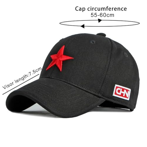 Gorra de béisbol unisex con estrella de cinco puntas miniatura 2