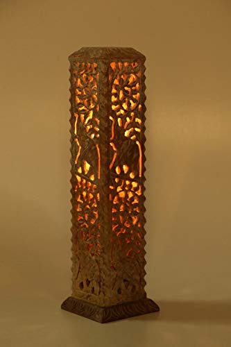 Carry Me Handmade Marble Soapstone Incense Stick Burner | Candle Stick Holder | Tea Light Stand - Perfect Elephant Carving For Gifting. Decorative Home And Kitchen Decor (3 X 3 X 11 Inches) #TOP7