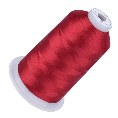 Simthread 5000M 40WT Polyester Embroidery Thread Red 800