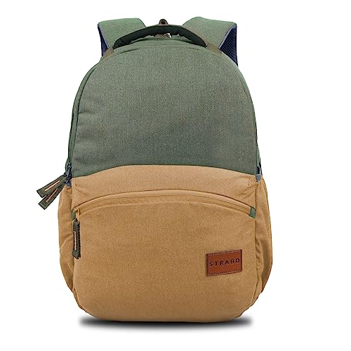STRABO Cooper for Boys Girls Stylish Men and Women Casual 15″ inch 25L CANVAS Laptop BACKPACK | Office, College, Travel Bag
