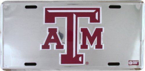 Hangtime Texas A&M Super Stock Metal License Plate 6 x 12