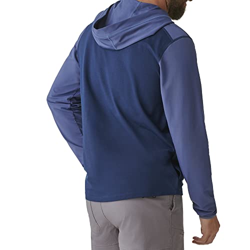 BASS OUTDOOR Men's Hooded Henley Long Sleeve Pullover3