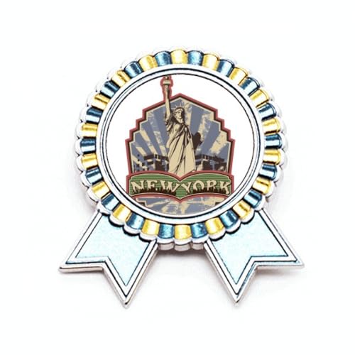 Broche graffiti New York Landmark M métal aux finitions soignées pour costume