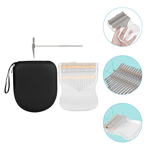 MILISTEN 1 Conjunto Polegar Brinquedo Mini Kalimba Percussão De Dedo Piano De Dedo Feito à Mão Instr