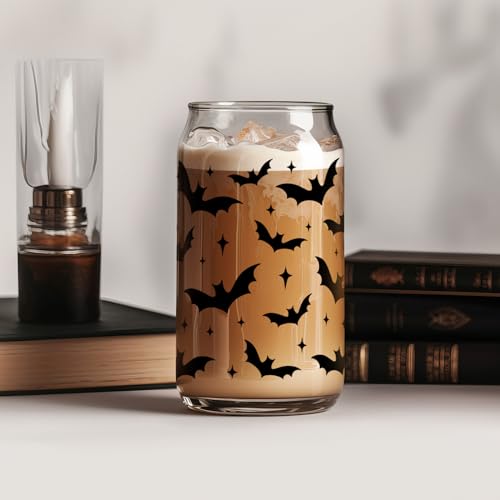 Regalos espeluznantes de Halloween con esta taza de cristal gótica para amantes del café 8