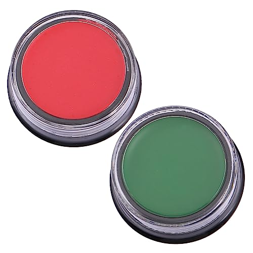 Ipetboom 2 Piezas De Pintura Corporal Pinturas De Color Agua Para Pinturas De Acuarela Pintura Facial Pintura De Modelo Pigmento Cosmético Maquillaje De Heridas Falsas Efecto De