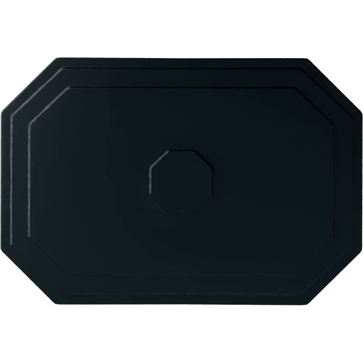 Ekena Millwork CM25FENSF Felix Ceiling Medallion, Night Shade, 25 1/4"W x 17 1/4"H x 1 3/4"P