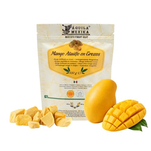 MANGO ATAULFO aus Mexiko, gefriergetrocket. Knusprig süße, buttrige Stücke.