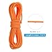 PATIKIL Archery D Loop Rope 10 FT, 3 Pack Bow D Loop String Release Material Nock Wire Nocking Loop Buckle Ring for Compound Bowstring, Orange