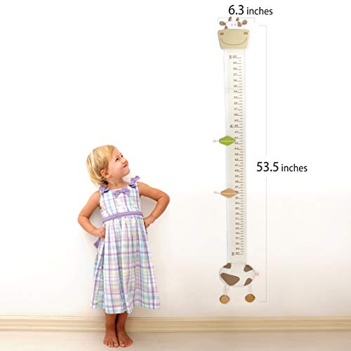 I'm Wood And Fabric Wall Growth Chart, Height Measurement, Scale, Ruler For Kids (Cow) #TOP1