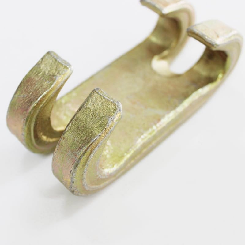 1 Pcs Double Claw Hook Chain Sorter Double Hook & 1 Pcs 2-Way 5 Ton Self-Tightening Clamp