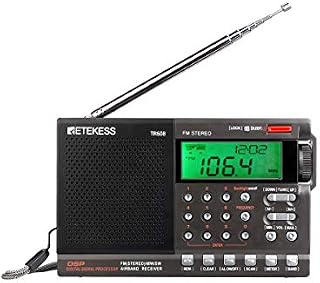 Retekess TR608 FM MW Shortwave Radio Air Band Digital Portable Travel Radio 3AA