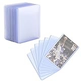 LUTER 45 Stück Hart Kartenhüllen, Kreditkartenhülle Toploader Card Wasserdicht Plastikkartenhüllen Hart Transparenter Kartenhalter Kartenschutzhülle für Baseball Sport Spiel Visiten Karten