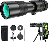 DRWG大人用高倍率一眼レフ双眼鏡 10-300×40 ズーム スマホ対応で長距離撮影可能 HD 視聴と携帯電話撮影に最適な高倍率望遠双眼鏡 (16.8*4.3cm,10-300×40 HDズーム（標準構成）)