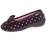  ISOTONER Zapatillas de casa Bailarinas Mujer Nudo de Grano Grueso