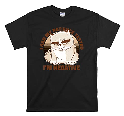 T-shirt Bitter Cat coupe unisexe originale en noir taille L