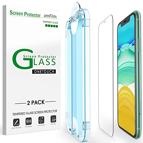 Image of amFiIm OneTouch for iPhone 11 iPhone XR Screen Protector 6.1 inch Tempered Glass