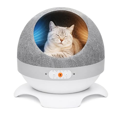 HOVONO Smart Cooling & Heated Cat Bed for Kittens/Small Cat Indoor Use