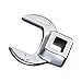 Stahlwille 01500024 540a Crow-Foot Wrench, 1/4" Square Drive, 3/8" Size, 25.5mm Length, Chrome Alloy Steel, Chrome Plated, Ideal for Confined Spaces, Made in Germany