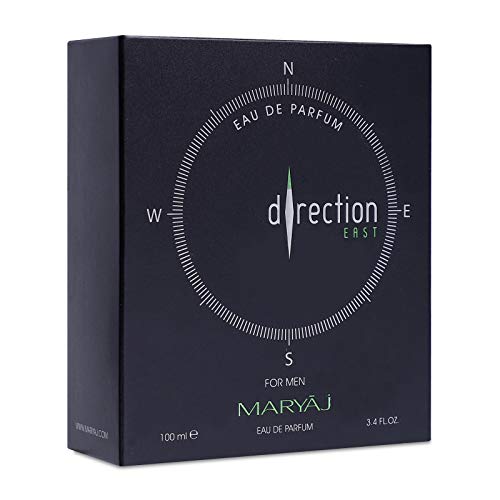 Maryaj Direction East Men Eau De Parfum Perfume |Premium, Long Lasting Citrus & Spicy Fragrance for Men,100ML - Image 3