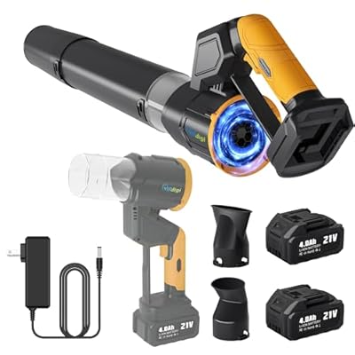 Leaf Blower Cordless 180° Rotatable, Leaf Blow...