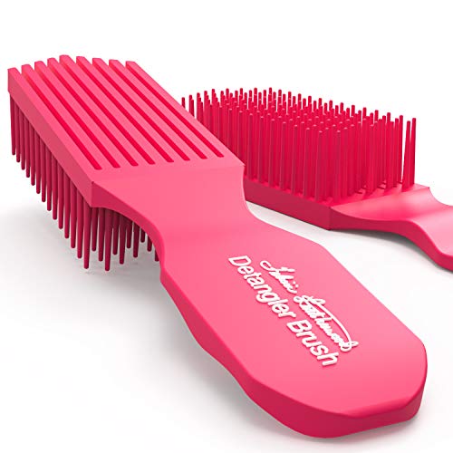Pink Detangler Brush by Felicia Leatherwood - For Kinky, Curly, W...