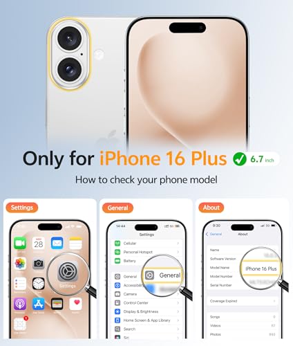 Image of FNTCASE for iPhone 16 Plus Case: [Compatible with Magsafe] Translucent Matte Cases with [Full Camera Protection] [Screen Protector] Military Grade Shockproof Protective Phone Cover - Desert Gold