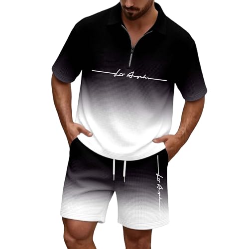 Combinaison de loisirs confortable contre la chaleur short et t-shirt d'été homme