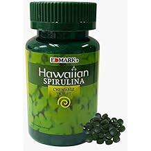 EDMARK Hawaiian Spirulina Tablets 200 Count | Plant-Based Superfood for Daily Energy & Active Lifestyle | Rich in Protein, Vitamins, Antioxidants & Chlorophyll | Vegan, Non-GMO, Gluten-Free