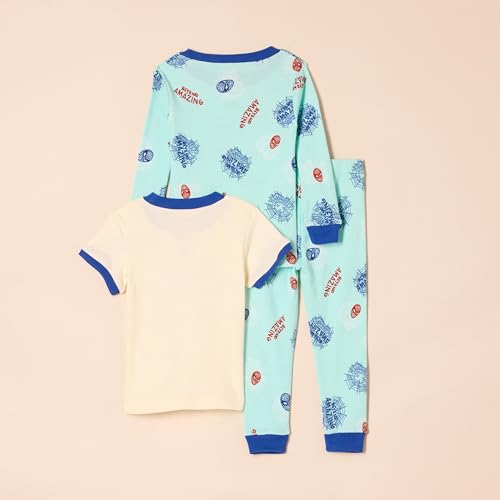 Image of Amazon Essentials Disney | Marvel | Star Wars Boys and Toddlers' Snug-Fit Cotton Pajamas Sleepwear Sets for Toddler