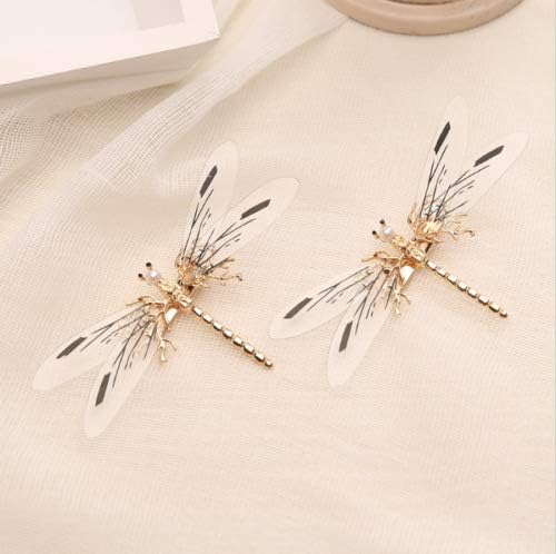Set 3 pinzas de cabello estilo barroco tono dorado miniatura 3