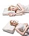 IKSTAR Cervical Contour Bed Pillow for Neck Pain and Side Sleeper,Queen Size Memory Foam Sleeping Pillow for Back and Shoulders with Washable Cover White …