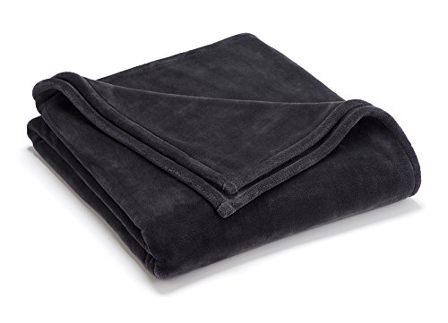 Vellux Sheared Mink King Blanket, Charcoal Grey #TOP26