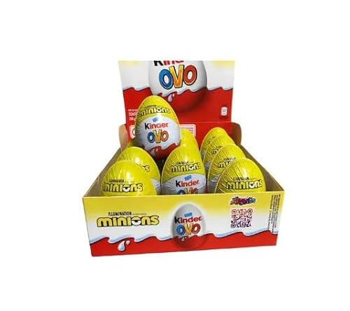 KINDER OVO MINIONS COM 12 UNIDADES