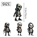YYPLIAN Cool Skeleton Figurines, Skeleton Small Statue Halloween Resin Collectible Figurines, Cute Home Room Desk Office Decor