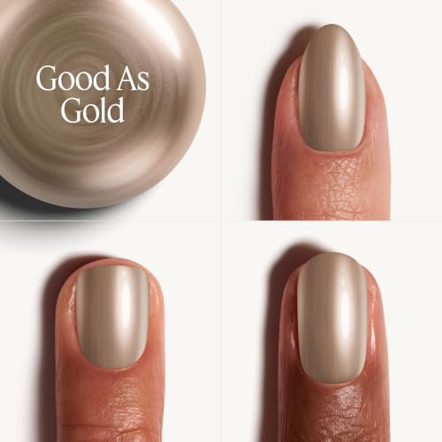 essie Nail Polish, Glossy Shine Finish, Good As Gold, 0.46 fl. oz. Detail