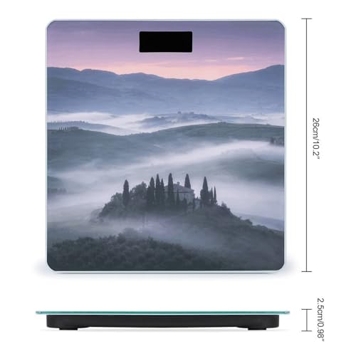Báscula Digital de Baño con Pantalla LCD y Vidrio Templado miniatura 2