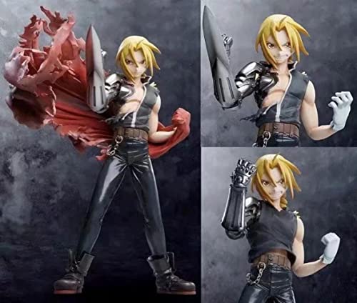 Pluvo Edward Elric - Action Figure Collectible Model Toy, Highly Detailed Carved Model Toys, Collectible Pvc Anime Heroes Figure - 18Cm #TOP4