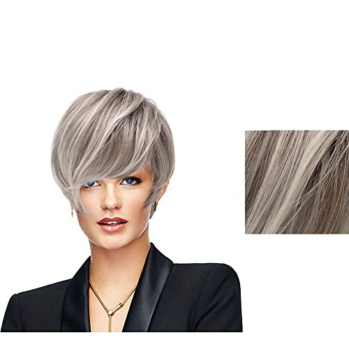 Perruque Courte Femme - Blond Clair Doré - Taille Moyenne - Synthétique - Neuf