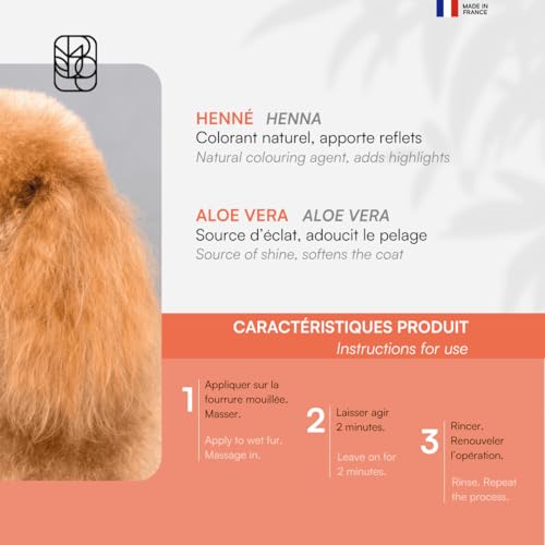 Biogance BGTA250 Hunde Shampoo, Aprikose, 250 ml