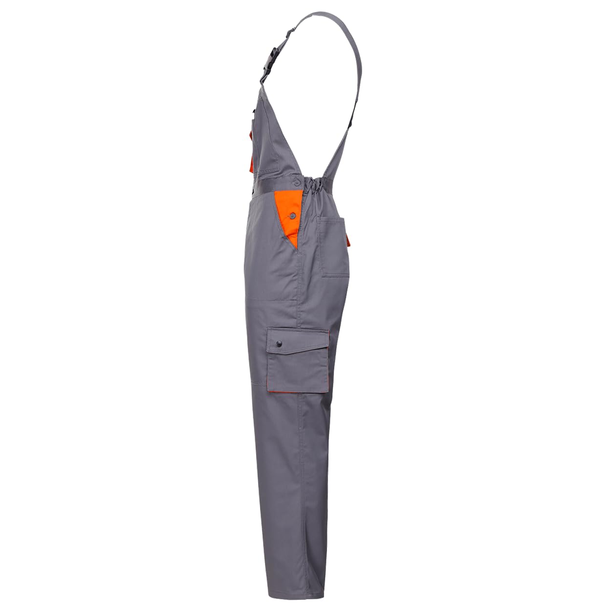 Stenso DM Salopette De Travail Homme - Salopette Homme Avec Poche Poitrine Pour Téléphone Portable, 2 Poches Avant, 2 Poches Cargo, Bretelles Élastiques Réglables, Taille Élastique