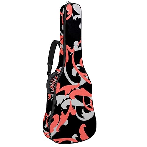 Housse de protection imperméable en tissu Oxford pour guitare électrique avec poignée latérale rembourrée squelette avec cœur rouge, Multicolore 9., 42.9×16.9×4.7 in, Sacs pour guitare acoustique - Les Beatles, Paul McCartney, John Lennon, RIngo Starr, George Harrison Housse de protection imperméable en tissu Oxford pour guitare électrique avec poignée latérale rembourrée squelette avec cœur rouge, Multicolore 9., 42.9x16.9x4.7 in, Sacs pour guitare acoustique