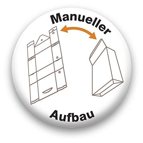 Elba Ordner-Versandkarton, mit Verschlusslasche & Adressfeld, naturbraun, 20 Stück