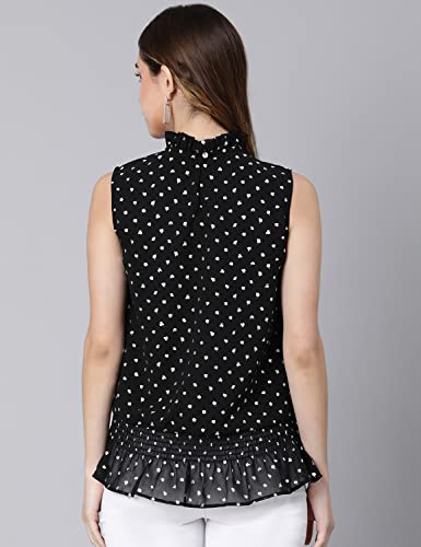 Image of oxolloxo Shine Lara Lurex Print Color Women Linned top