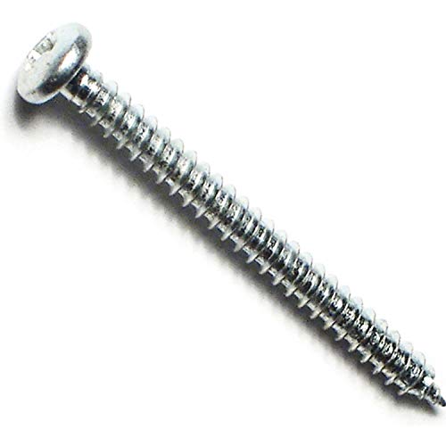 Hard-to-Find Fastener 014973297459 Phillips Pan Sheet Metal Screws, 4 x 1-1/4, Piece-100