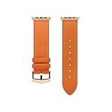 COGURE コグレ Apple Watch ヨーロピアンエンボスレザーバンド アップルウォッチ 本革バンド 38mm/40mm/41mm/42mm/44mm/45mm/49mm Ultra/8/7/6/5/4/3/2/1/SEに対応 コンパチブル レザー15色、 金具4色が選べる