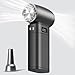 AuraliBrite 120000RPM Mini Turbo Fan, 6-Speed 9000mAh High Speed Cooling Fan, LED Display Light For Travel Beach Camping（Black）